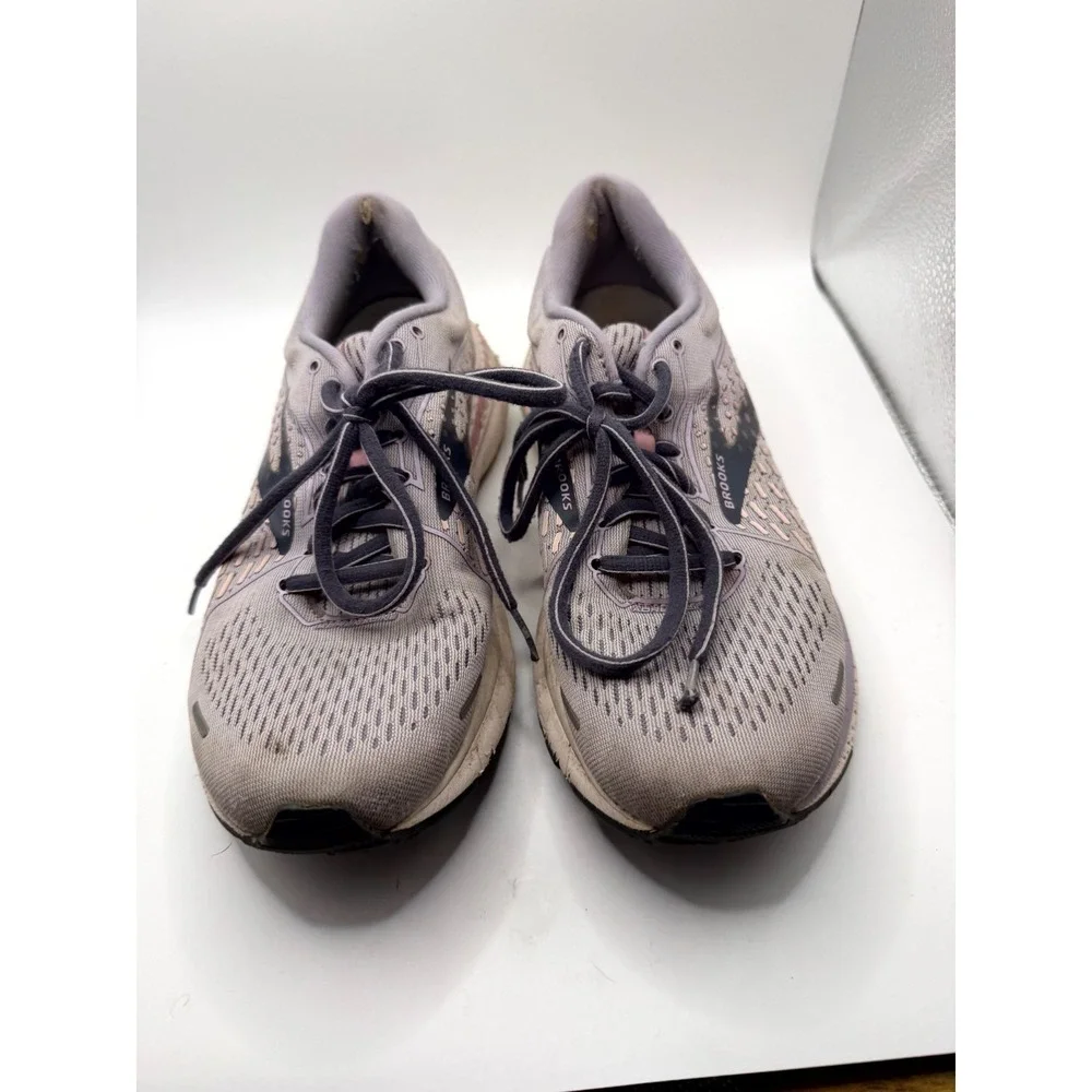 Brooks Adrenaline GTS 21 1203291B675 Womens 9 B Sneaker Iris Lilac Running Shoes